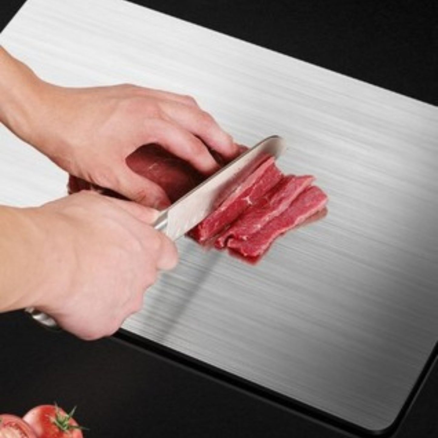 Tabla para picar en acero